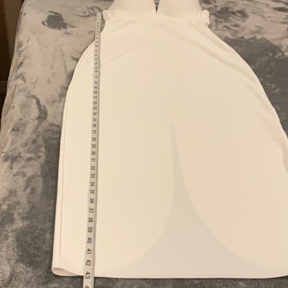 white strapless full length bra slip size 36B-David’s Bridal by Q-T Intimates - Picture 12 of 16